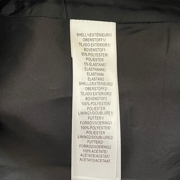 Adrianna Papell V-Neck Tie-Waist Black Gown Taffeta Jersey Dress Size 4 Prom - Picture 7 of 11